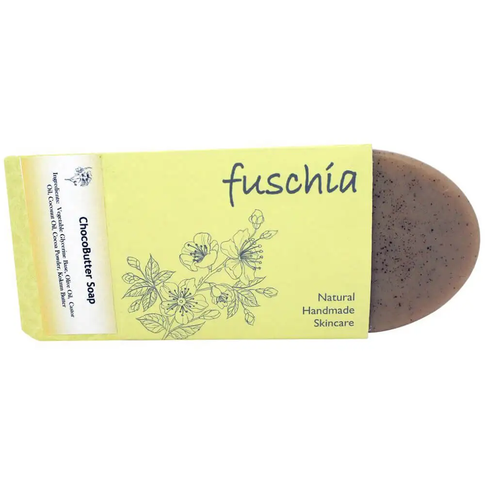 Fuschia Chocobutter Natural Handmade Glycerine Soap,  100 g  for All Skin Types