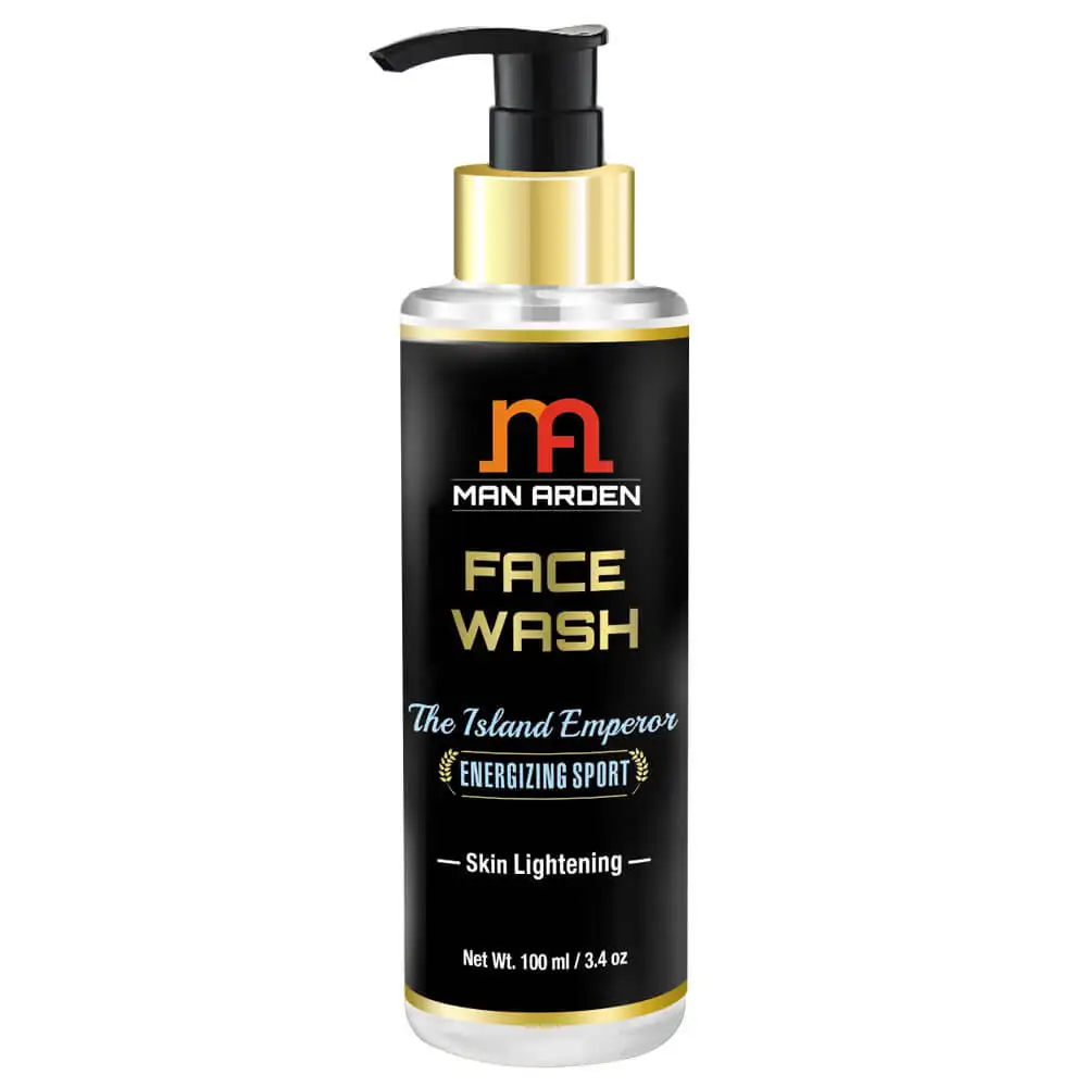 Man Arden Face Wash,  100 ml  The Island Emperor Skin Lightening