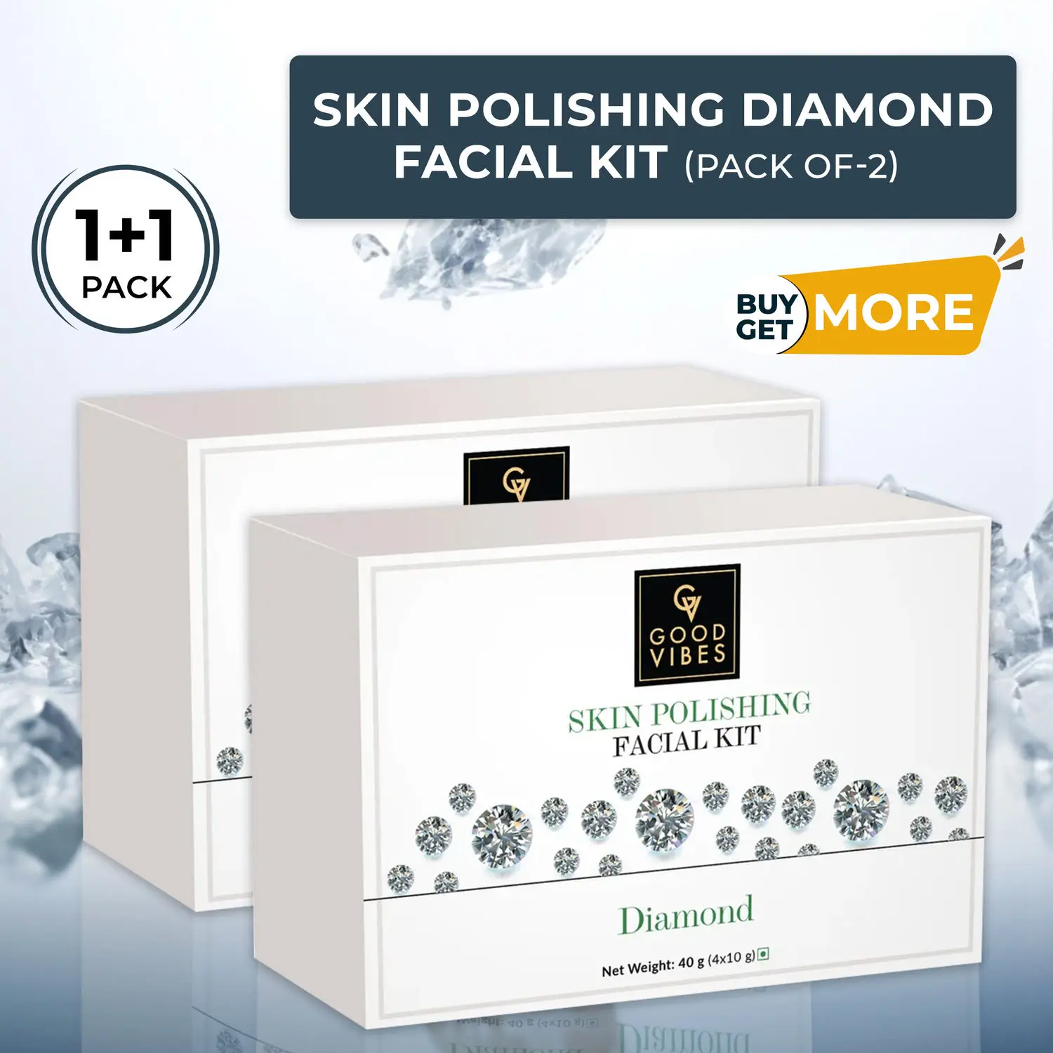 Skin Polishing Diamond Facial Kit (Pack of 2)