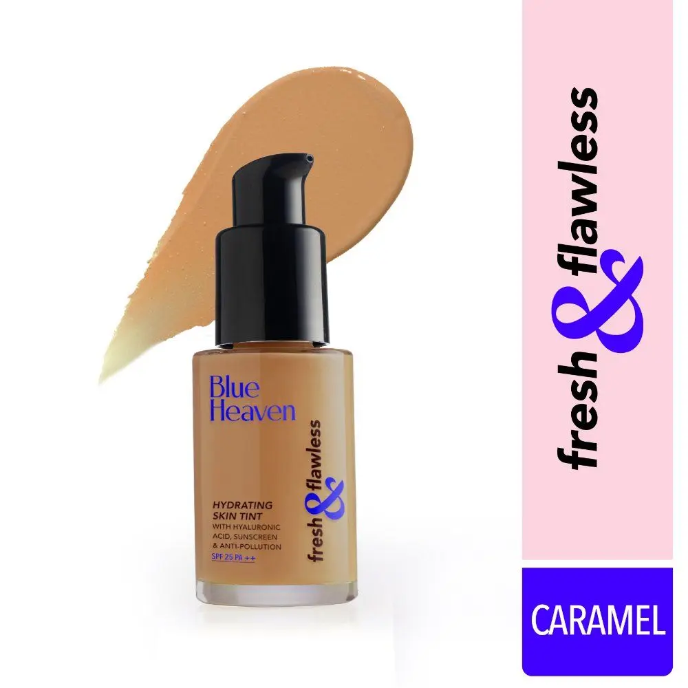 Blue Heaven Fresh & Flawless Hydrating Skin Tint, Caramel