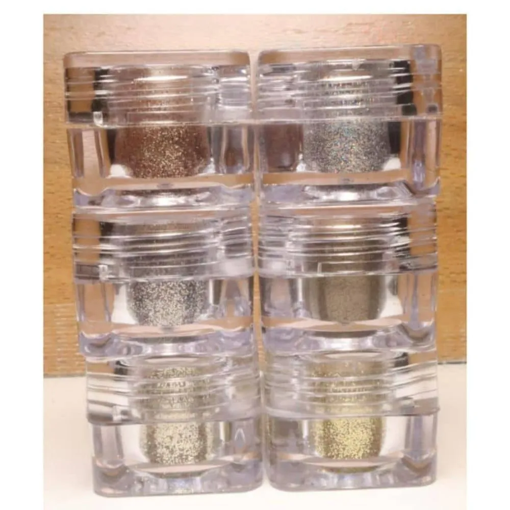 Veoni Belle Mettalic Glitter Set Of 6 (light Shade)