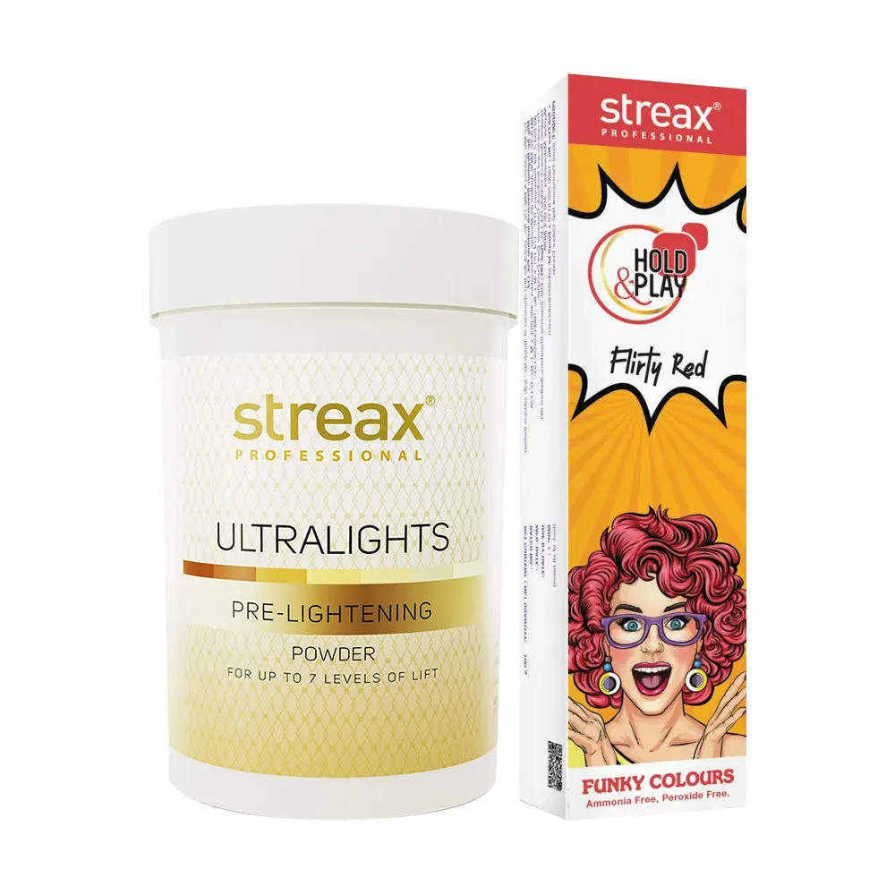 Streax Professional Funky Colour Combo - Flirty Red