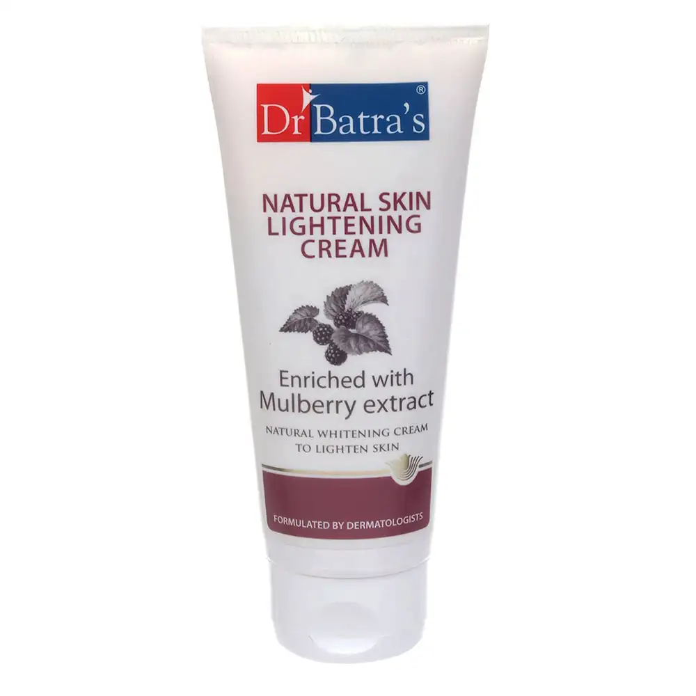 Dr Batra's Natural Skin Lightening Cream,  100 g  Enriched with Mulberry Extract