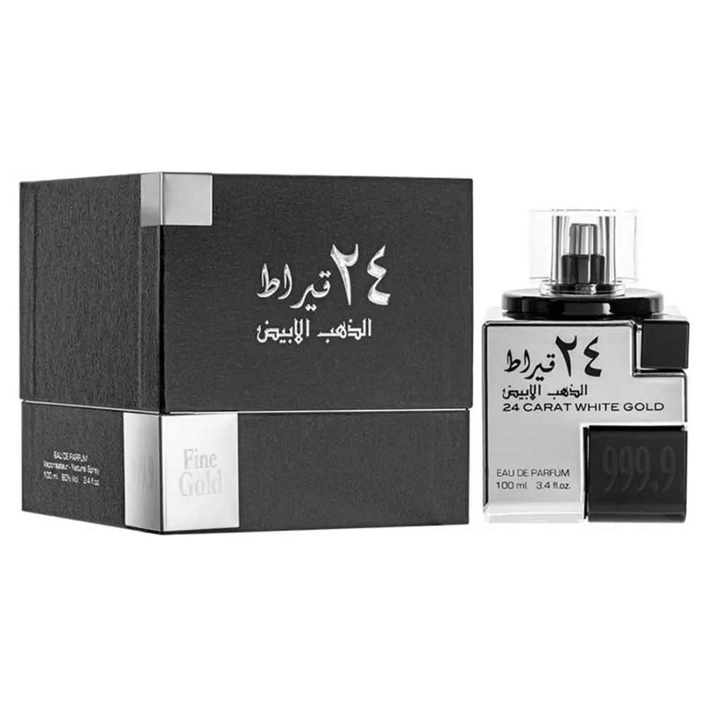 Lattafa 24 Carat White Gold Eau De Parfum for Men & Women