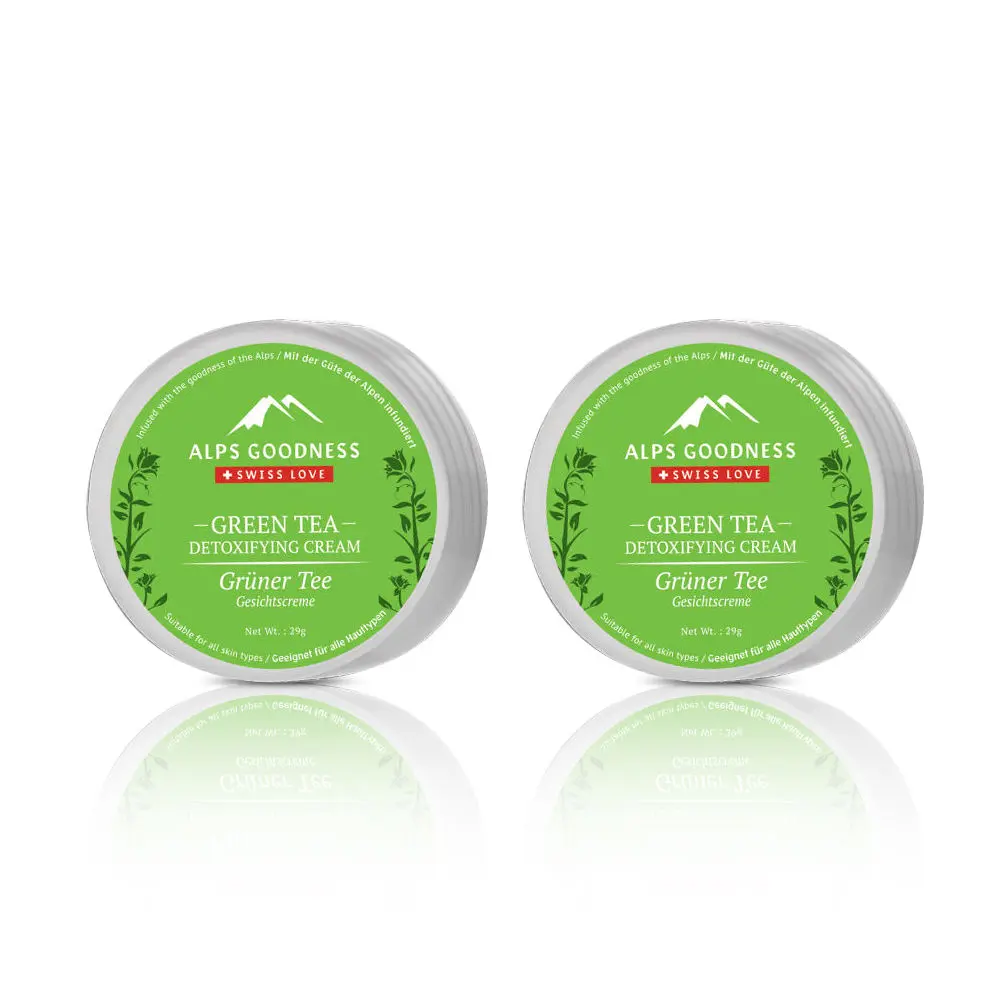 Alps Goodness Face Cream - Green Tea (29 g X 2)