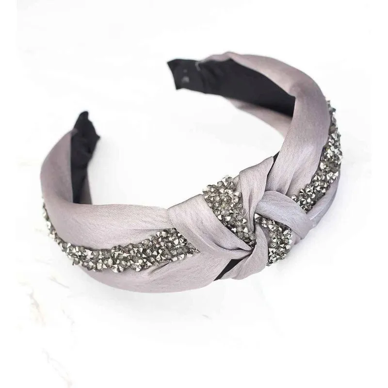 Bellofox Grey Embellished Hairband