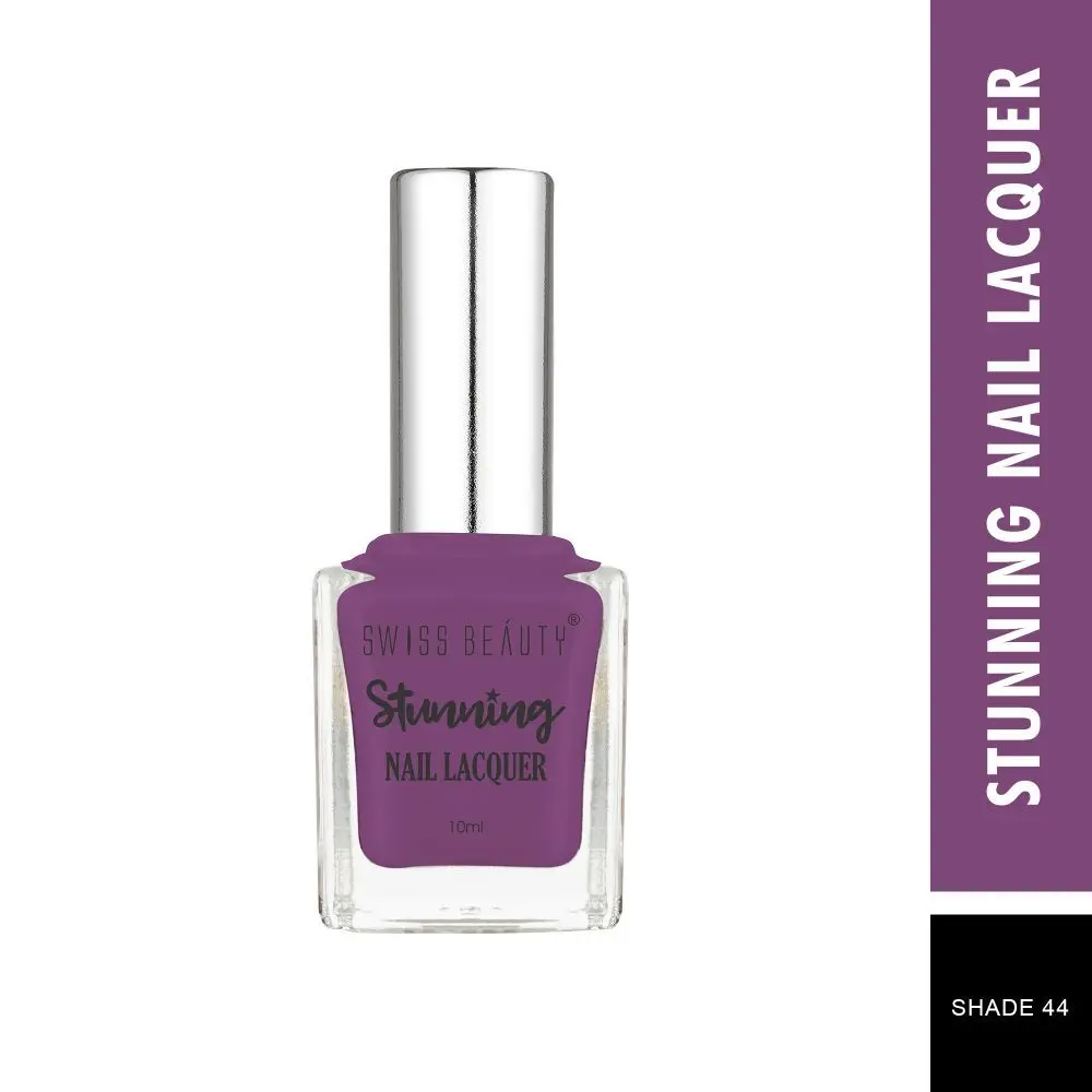 Swiss Beauty Stunning Nail Lacquer 44 Purple Pamplona (10 ml)