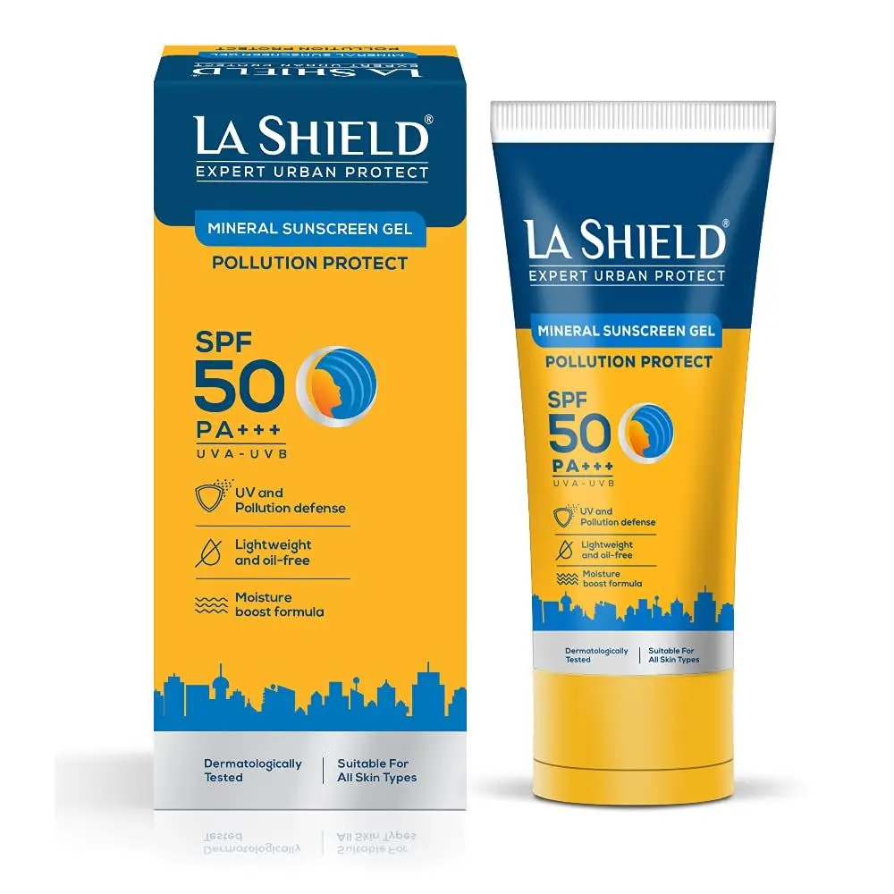 La Shield Pollution Protect Mineral Sunscreen Gel SPF 50