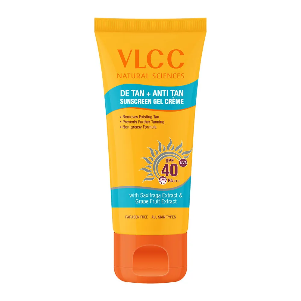 VLCC De Tan Anti Tan Sunscreen Gel Creme SPF 40