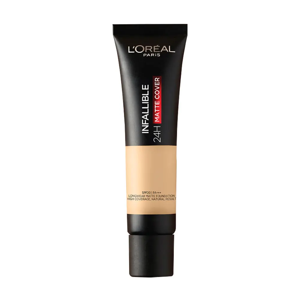 L'Oreal Paris Infallible 24H Matte Cover Liquid Foundation, 30 Light Ivory (35 ml)