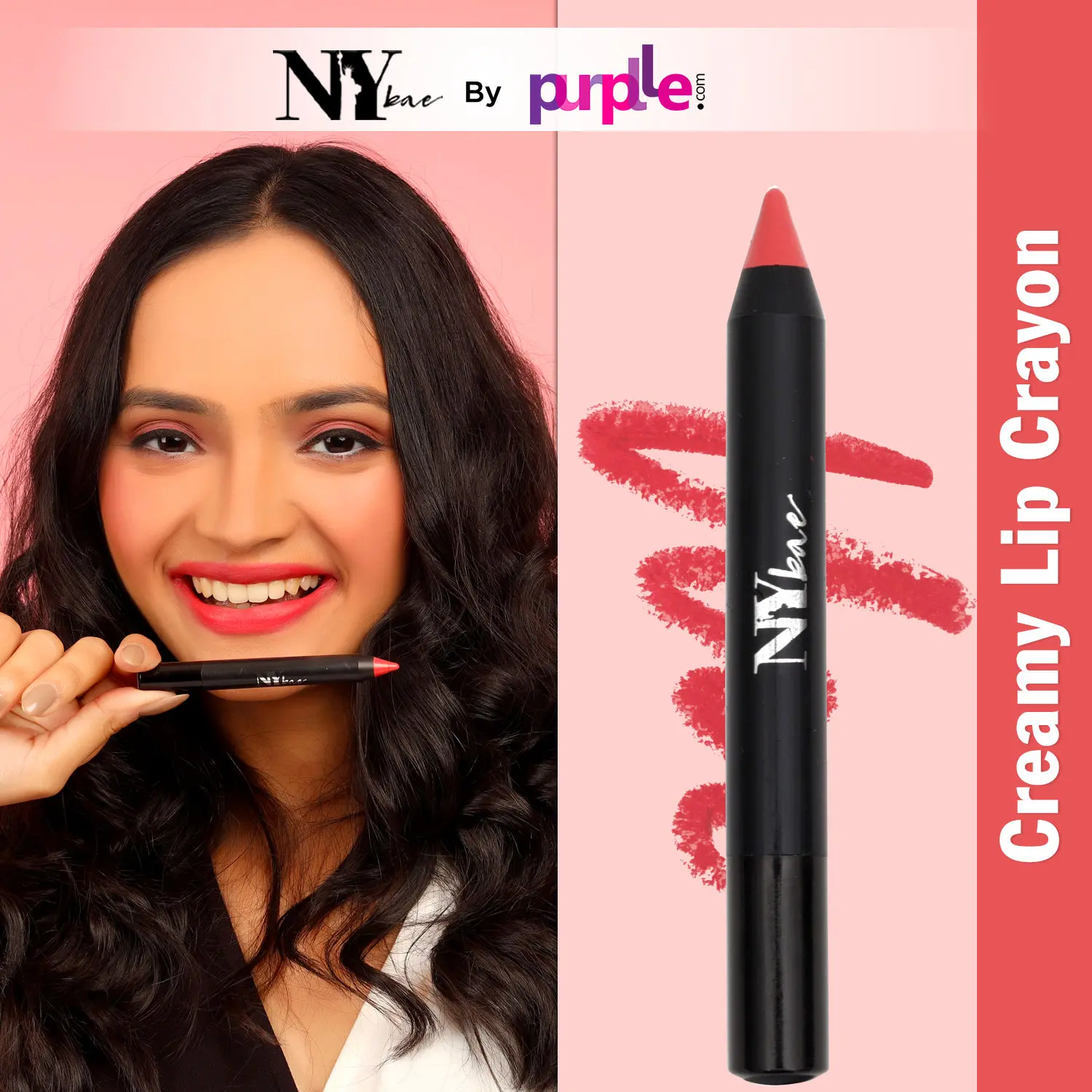 NY Bae Mets Matte Lip Crayon - Your Extra Innings 22 (2.8 g) | Nude | Creamy Matte | Long Lasting Crayon Lipstick | Moisturizing | SPF Protection