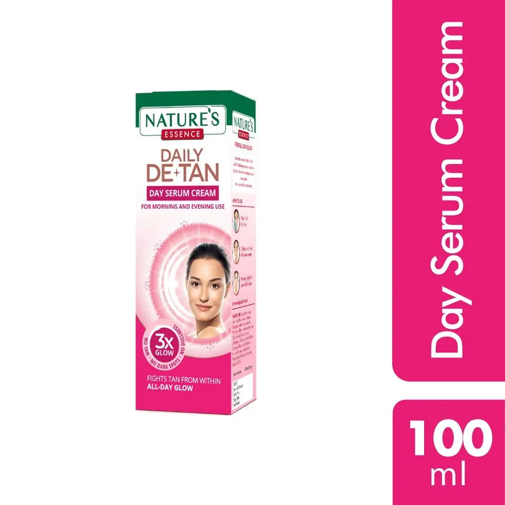 Nature's Essence Daily De-Tan Day Serum Cream, 100 ml/95 g