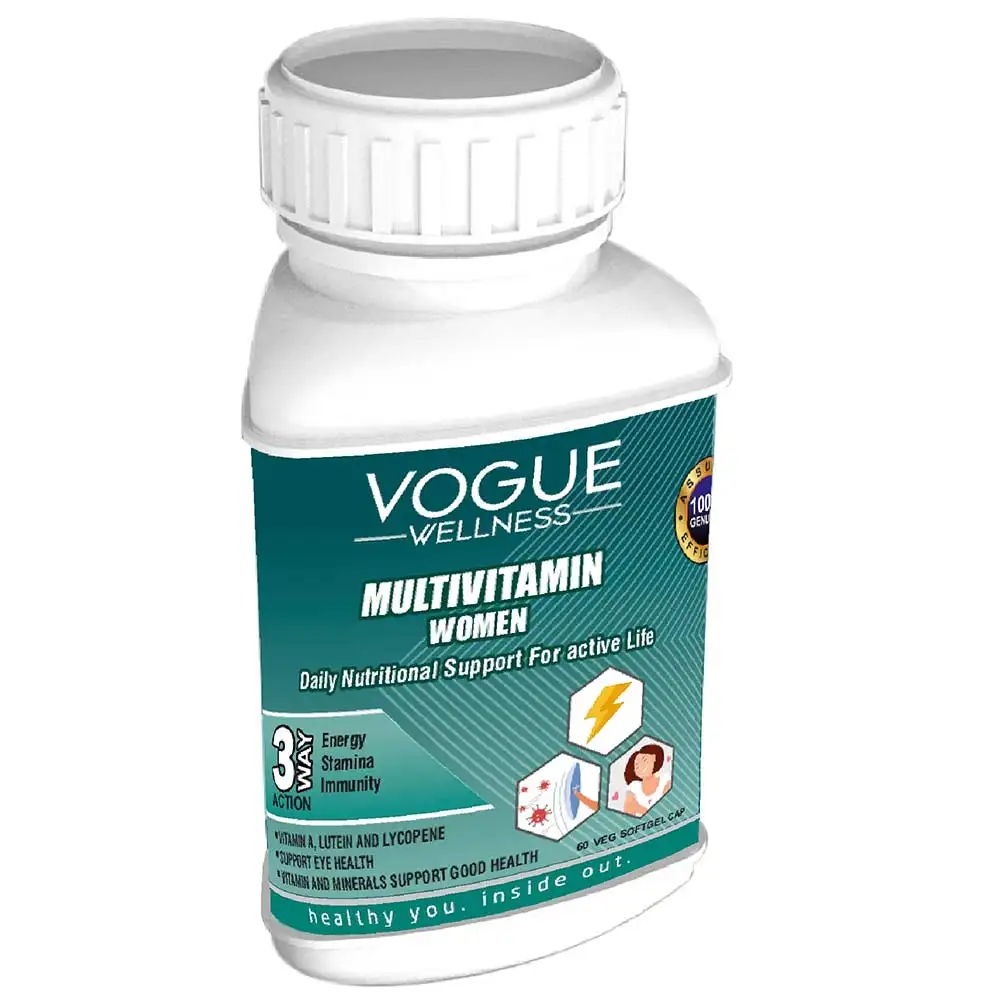 Vogue Wellness Multivitamin Women,  60 softgels  Unflavoured