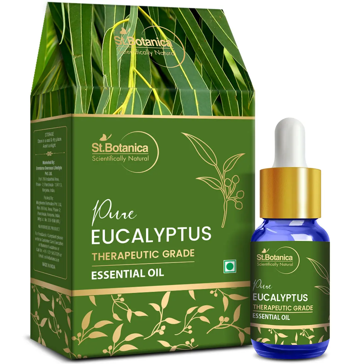 StBotanica Eucalyptus Pure Essential Oil - 15ml