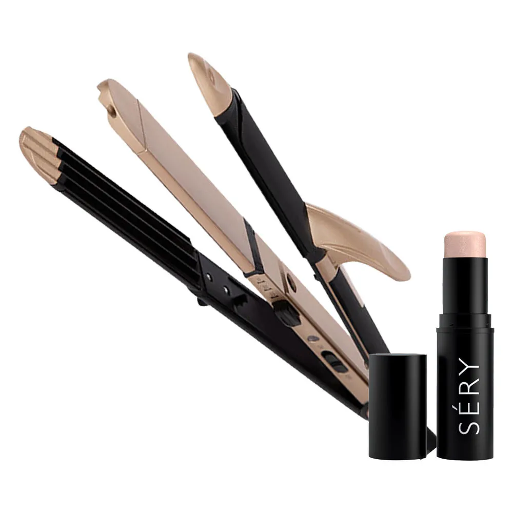 VEGA Vhscc-01 3 In 1 Hair Styler With Sery Flashlite Highlighter Stick - H1 Gleam Girl(7.5gm)