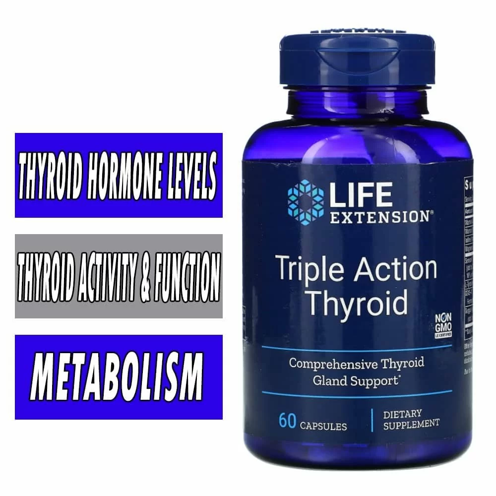 Life Extension Triple Action Thyroid - 60 Capsules