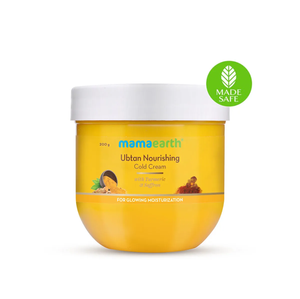 Mamaearth Ubtan Nourishing Cold Cream For Winter With Turmeric & Saffron For Glowing Moisturization