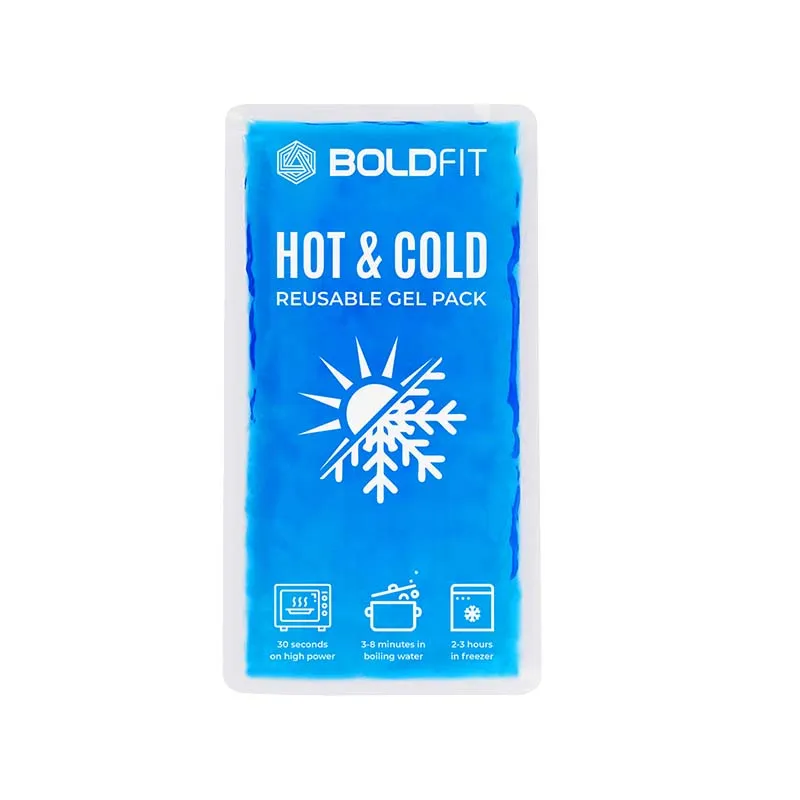 Boldfit Reusable Hot And Cold Ice Pack For For Pain Relief - Transparent