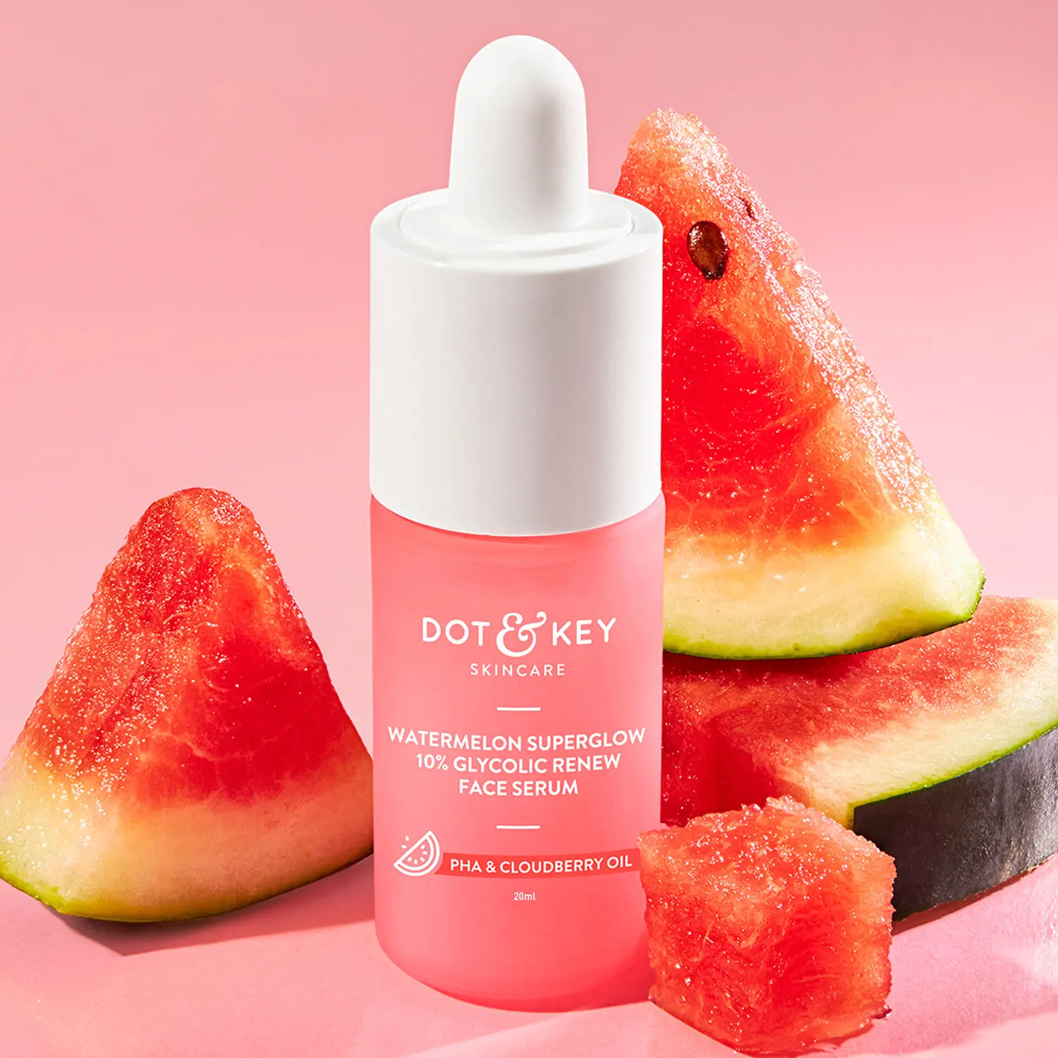 Dot & Key 10% Glycolic Watermelon Super Glow Face Serum For Pigmentation, Excess Oil, Dark Spot, 20ml