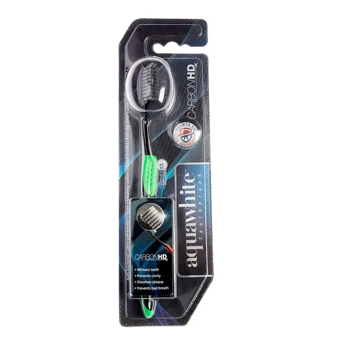 Aquawhite Carbon Hd Toothbrush - Green