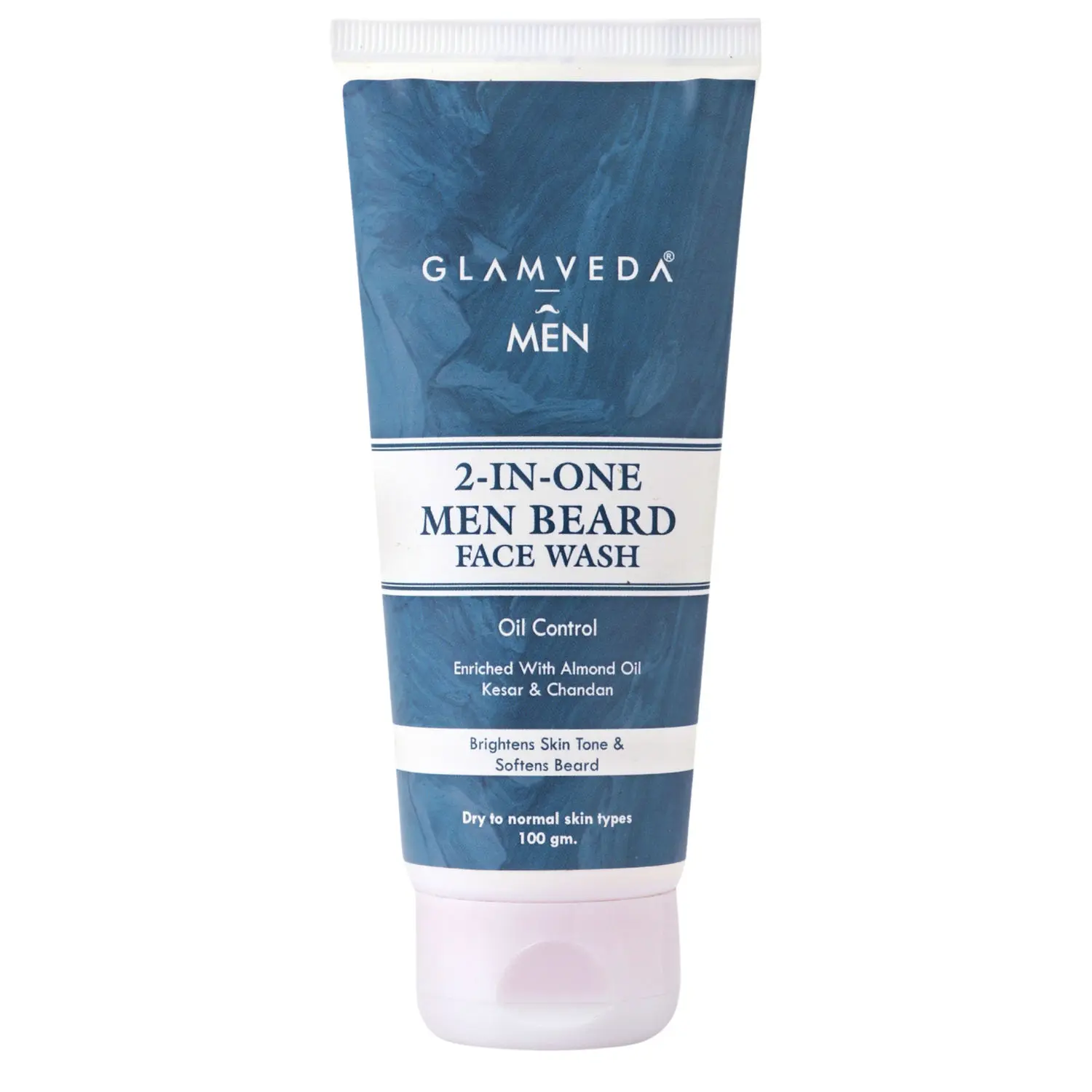 Glamveda Men 2 In 1 Oil Control Face & Beard Wash (100 ml)