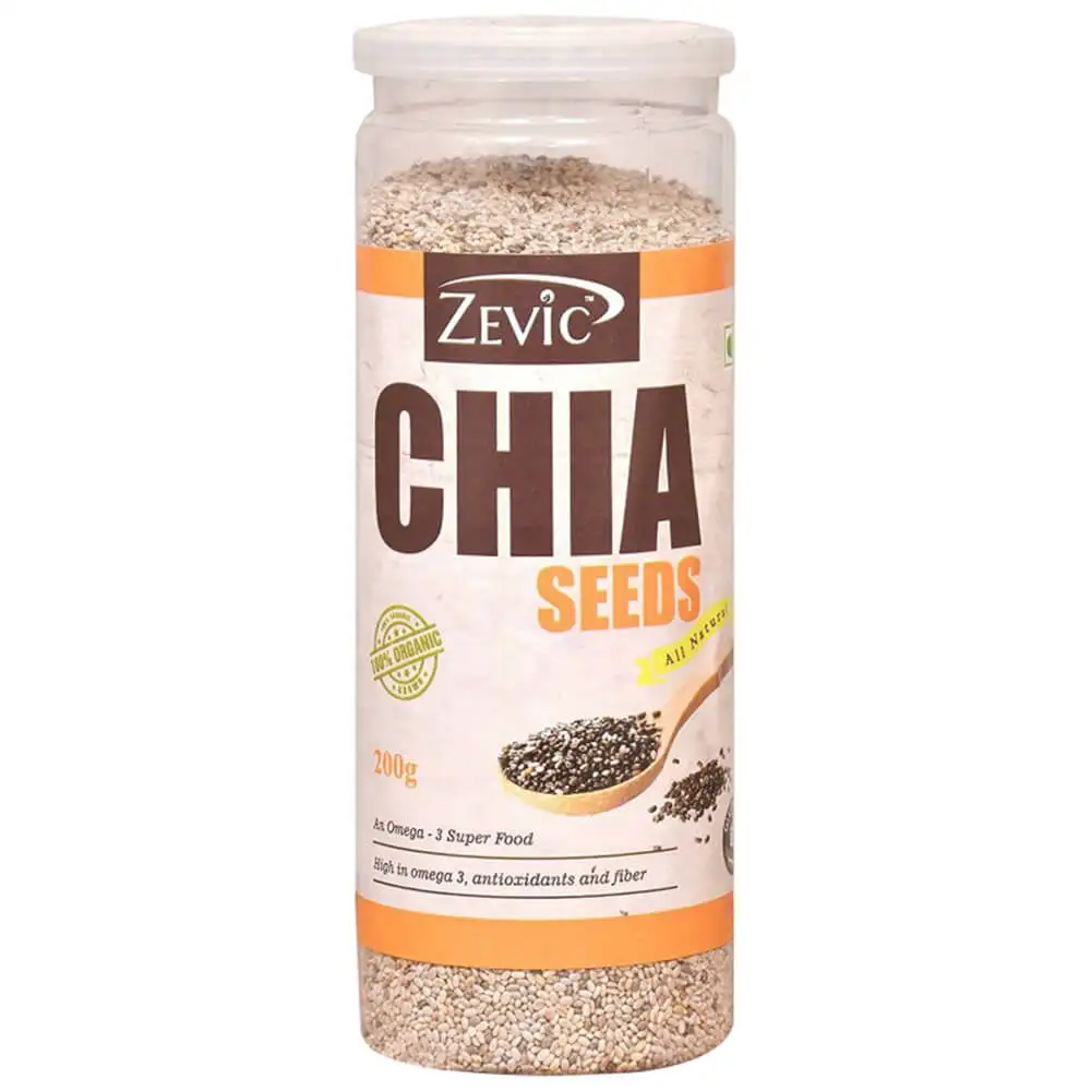 Zevic Chia Seeds,  0.2 kg  Unflavoured