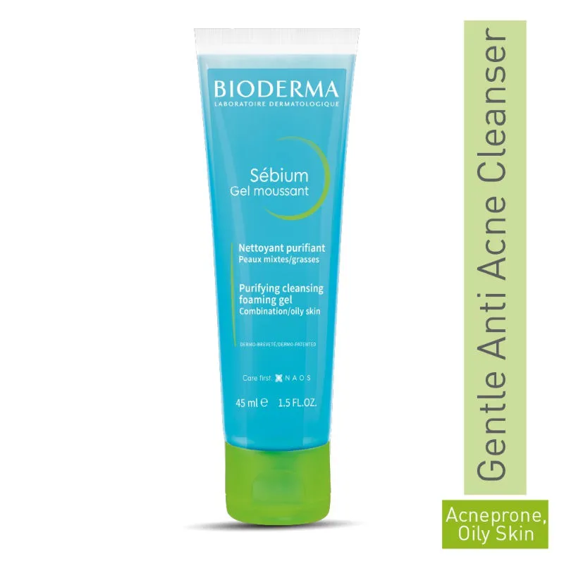 Bioderma Sebium Gel Moussant Purifying Cleansing Foaming Gel Combination/Oily Skin