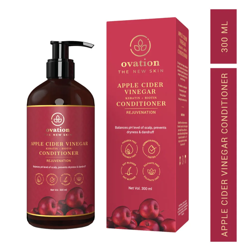 Ovation The New Skin Apple Cider Vinegar Keratin + Biotin Hair Conditioner