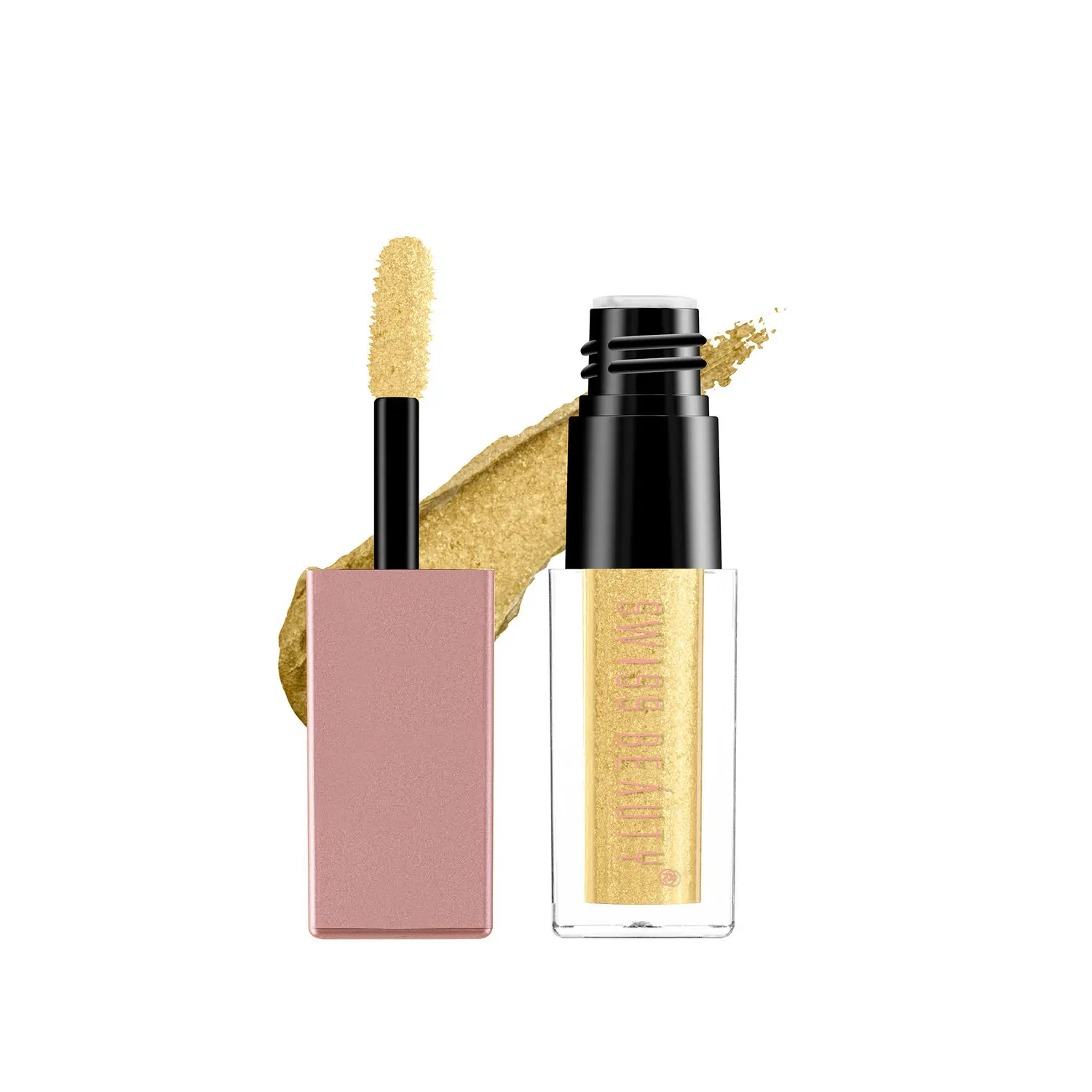 Swiss Beauty Metallic Liquid Eyeshadow - Gold -01 (3 ml)