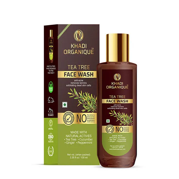 Khadi Organique Tea Tree Face Wash