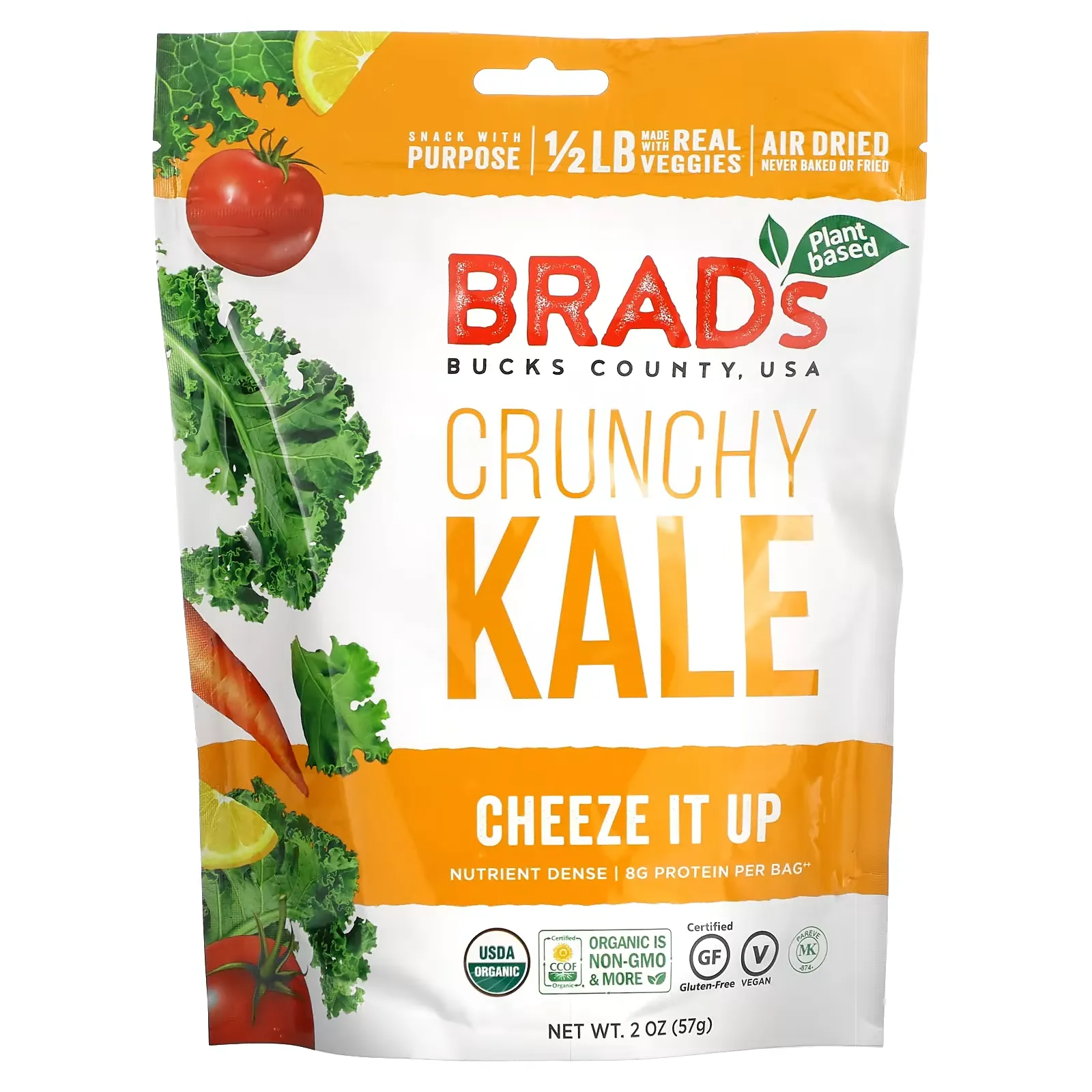 Crunchy Kale, Cheeze It Up, 2 oz (57 g)