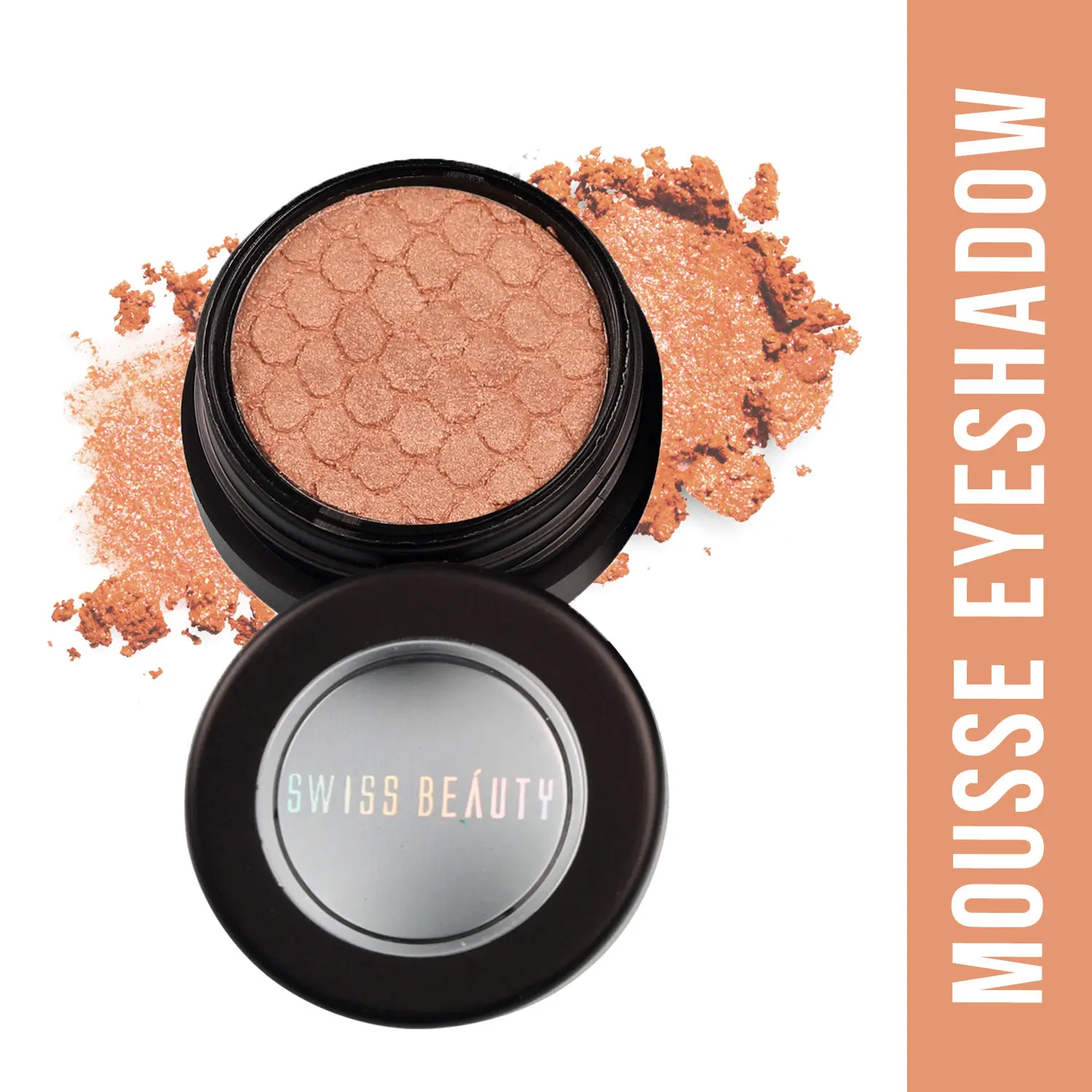 Swiss Beauty Mousse Eyeshadow - Peach-Gold (2 g)