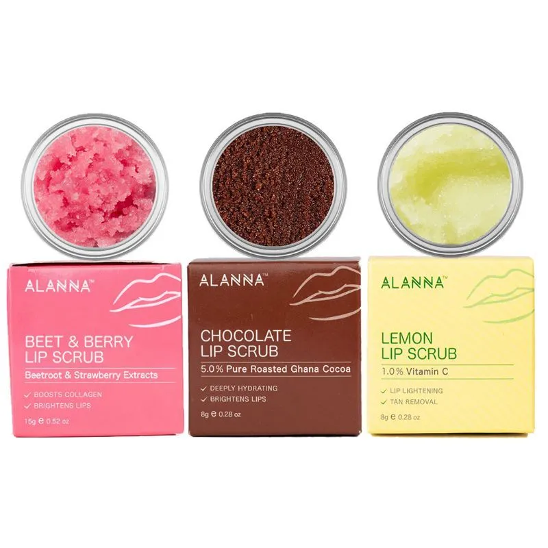 ALANNA All Lip Scrubs Combo