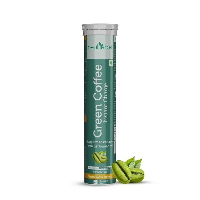 Neuherbs Green Coffee Instant Charge - Classic Coffee Flavour