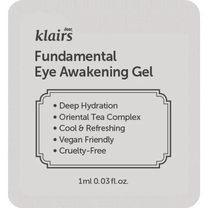 Dear Klairs Fundamental Eye Awakening Gel Sample (1 ml)