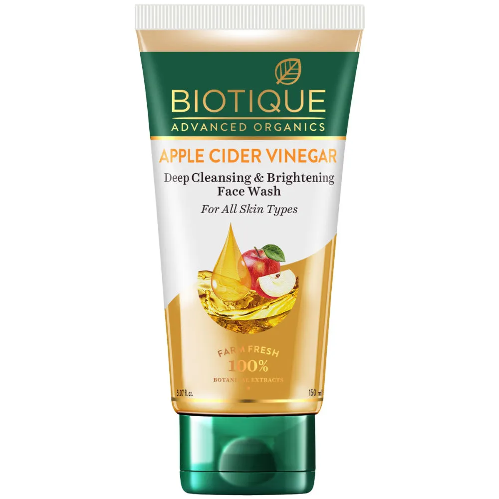 Biotique Apple Cider Vinegar Deep Cleansing & Brightening Face Wash