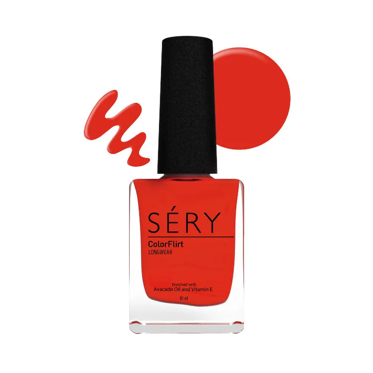 SERY Colorflirt Nail Paint - Orange Punch