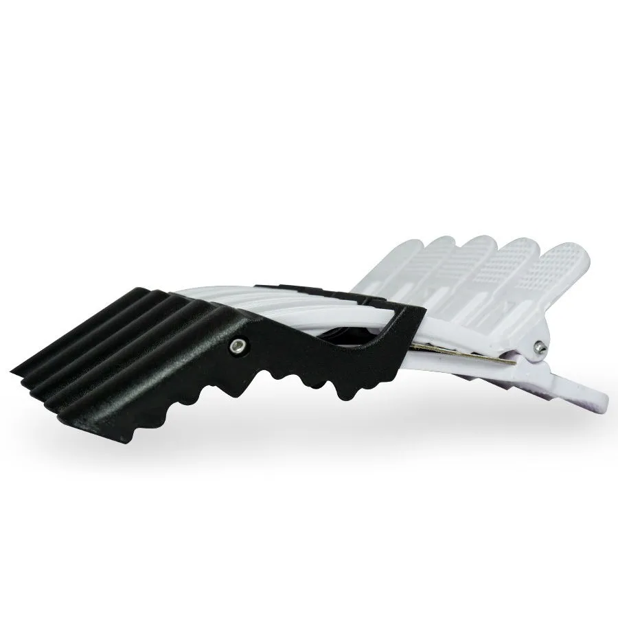 Bronson Professional Crocodile Hair Clips - 5 Pcs ( Color May Vary)