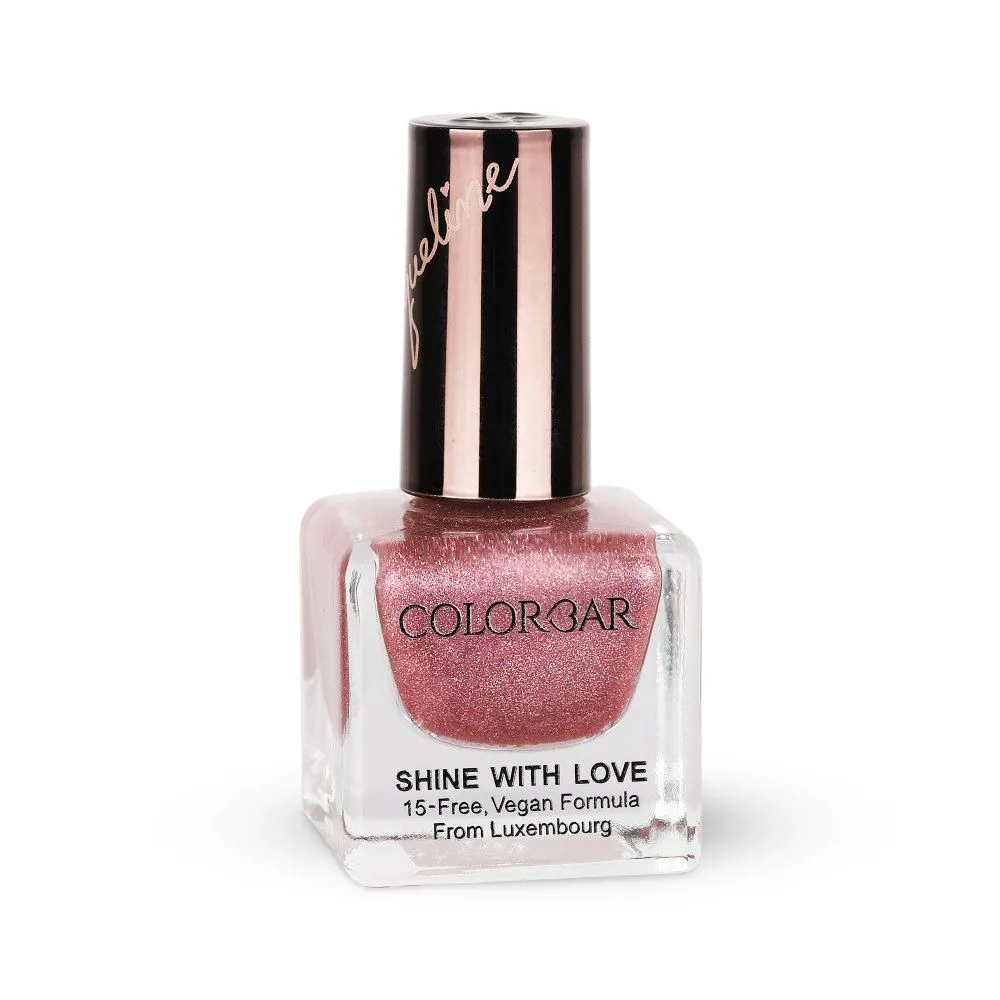 Colorbar X Jacqueline Shine With Love Nail Lacquer - Rosy Moment-004