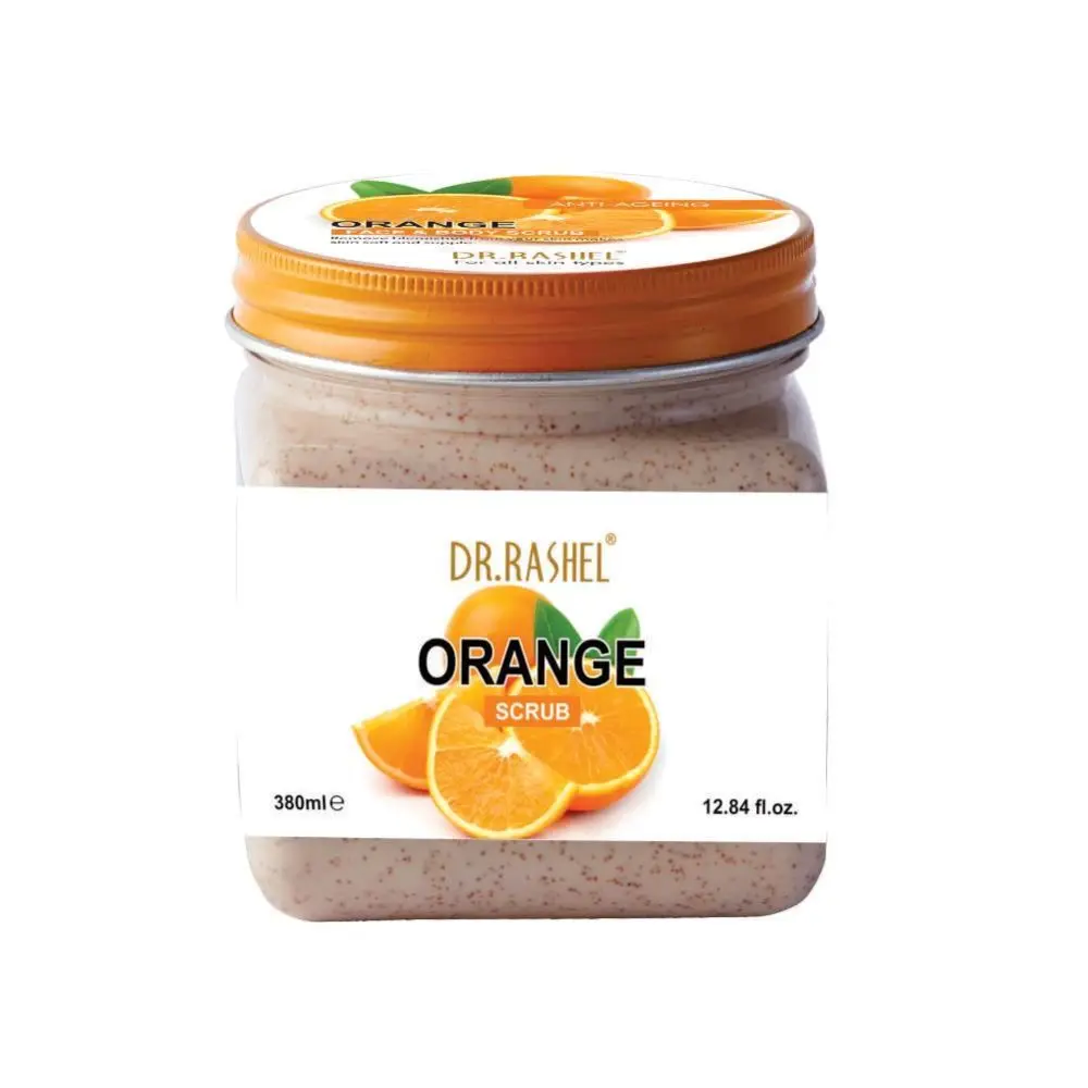 Dr.Rashel Anti-Ageing Orange Face and Body Scrub For All Skin Types (380 ml)