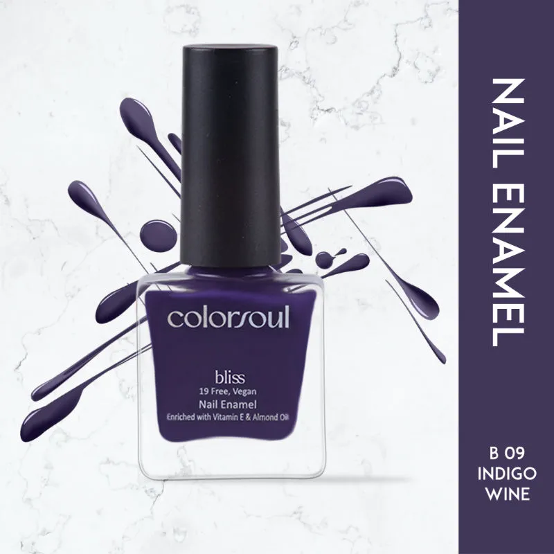 ColorSoul Bliss Nail Enamel - Indigo Wine