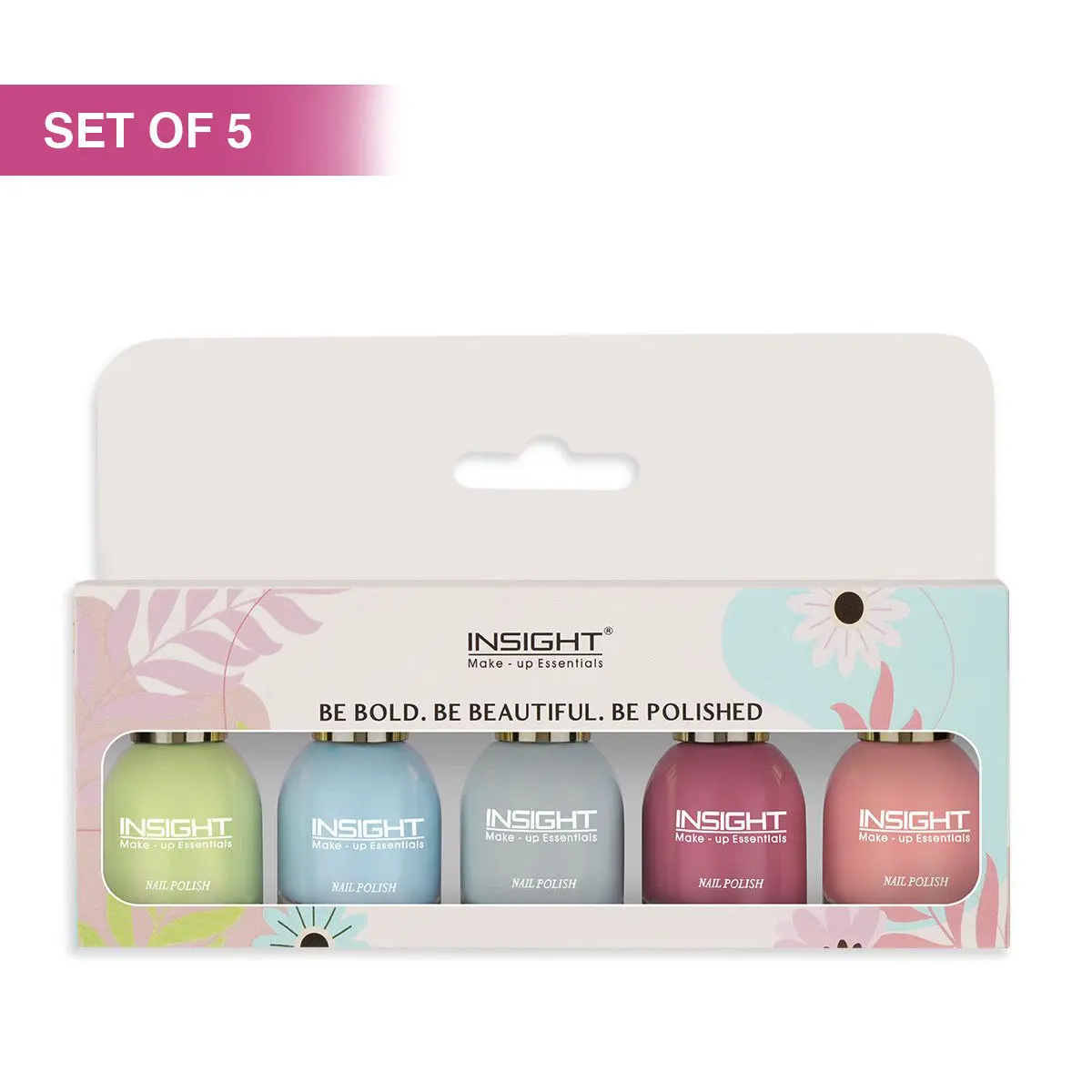 INSIGHT COSMETICS BE BOLD.BE BEAUTIFUL.BE POLISHED (PACK OF 5)