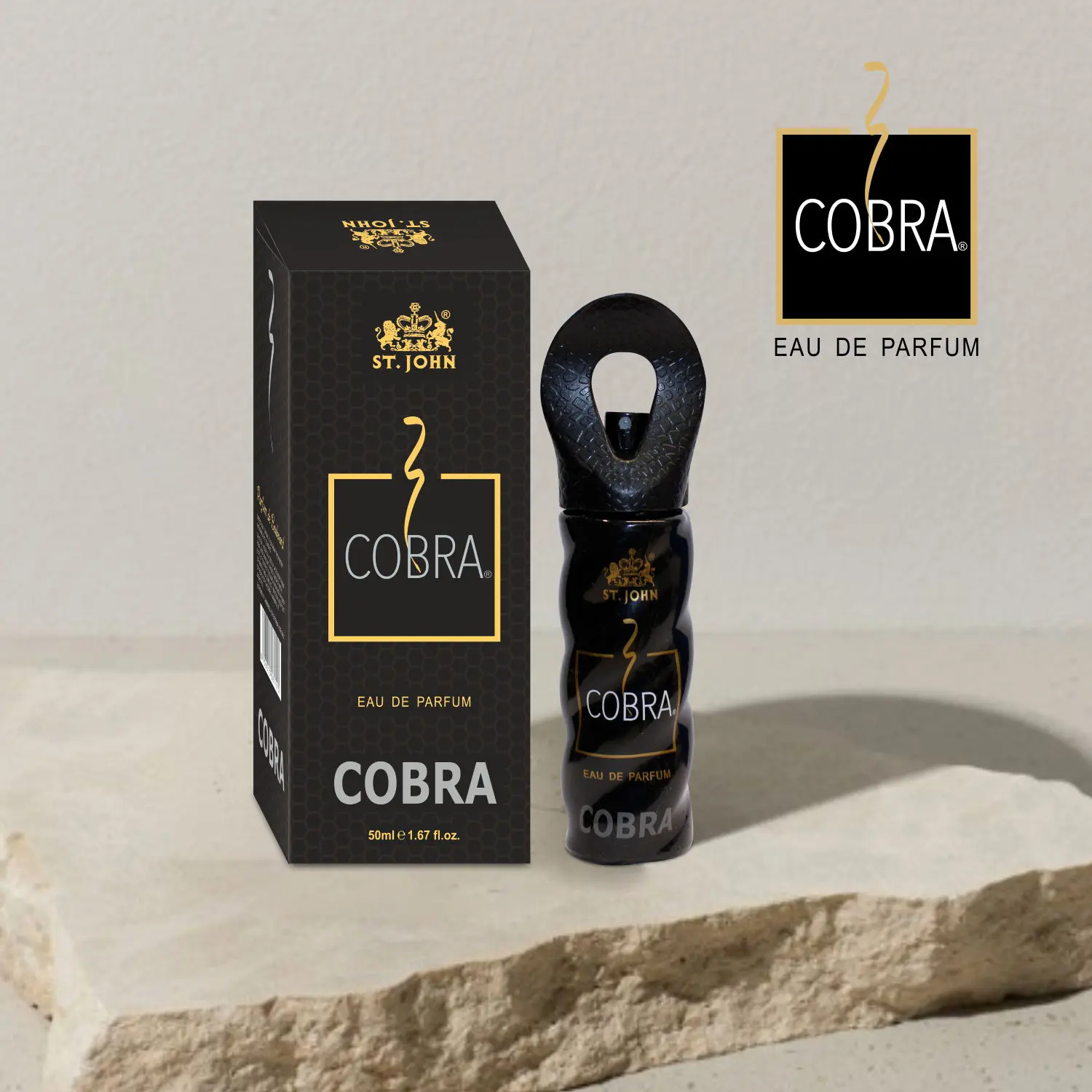 ST-JOHN Cobra 50ml Pack of 2 & Black Current 50ml Body Perfume Combo Gift Pack Eau de Parfum - 150 ml (For Men & Women)