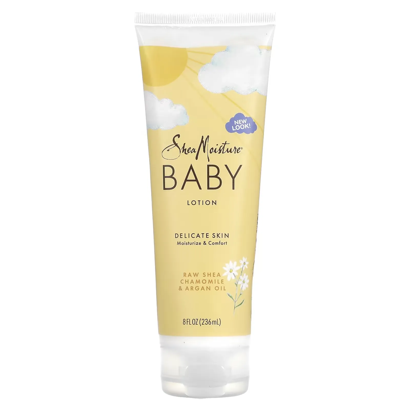 Baby Lotion, Delicate Skin, Raw Shea Chamomile & Argan Oil, 8 fl oz (237 ml)