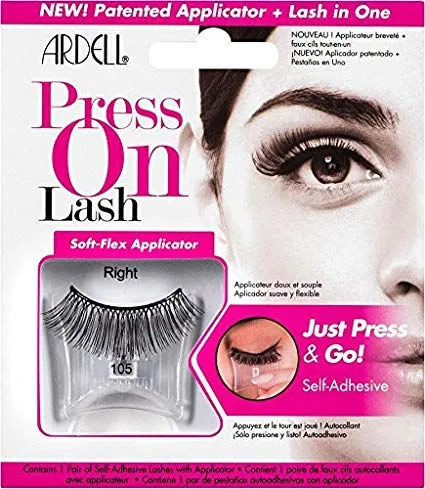 Ardell Press On Self Adhesive Lash 105 Black - 52326