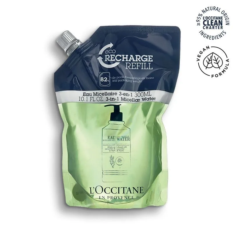 L'Occitane Cleansing 3-in-1 Micellar Water Eco-Refill