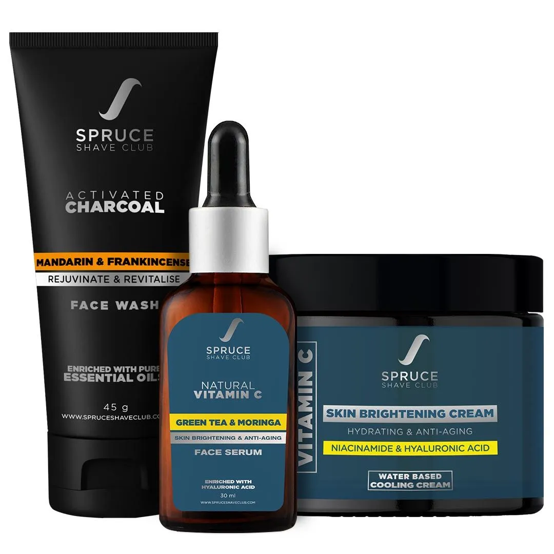 Spruce Shave Club Vitamin C Daily Glow Kit