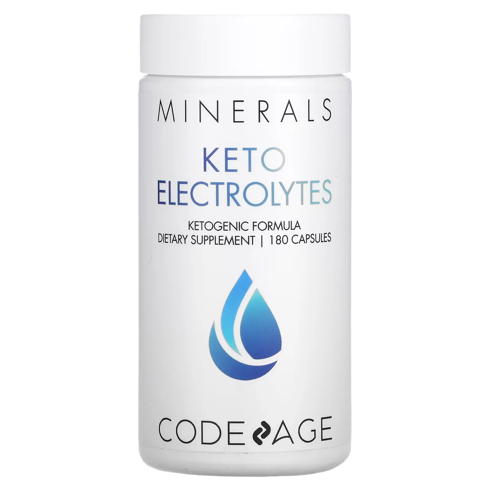 Keto Electrolytes, Minerals, Ketogenic Formula, 180 Capsules