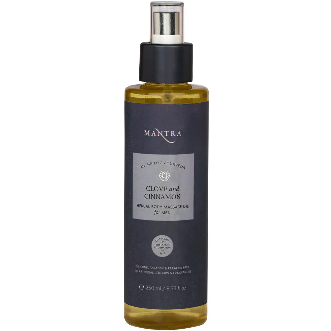 Mantra Herbal Clove & Cinnamon Herbal Body Massage Oil For Men