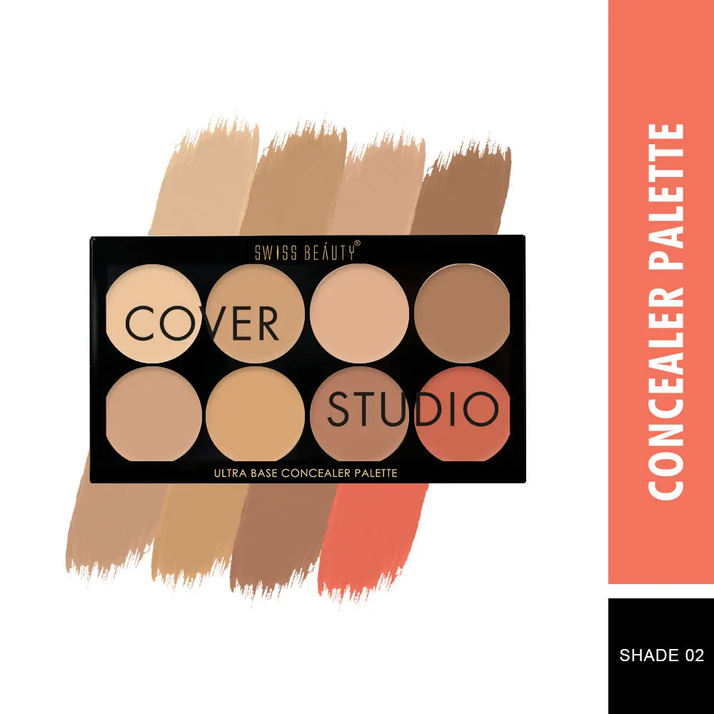 Swiss Beauty Ultra Base Concealer Palette- Multi-02 (19 g)